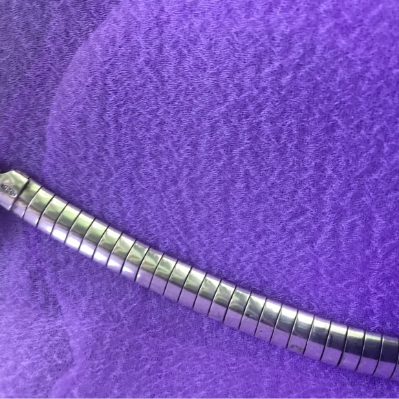 Vintage 925 Sterling Silver Necklace Italy Vtg - Picture 8 of 15